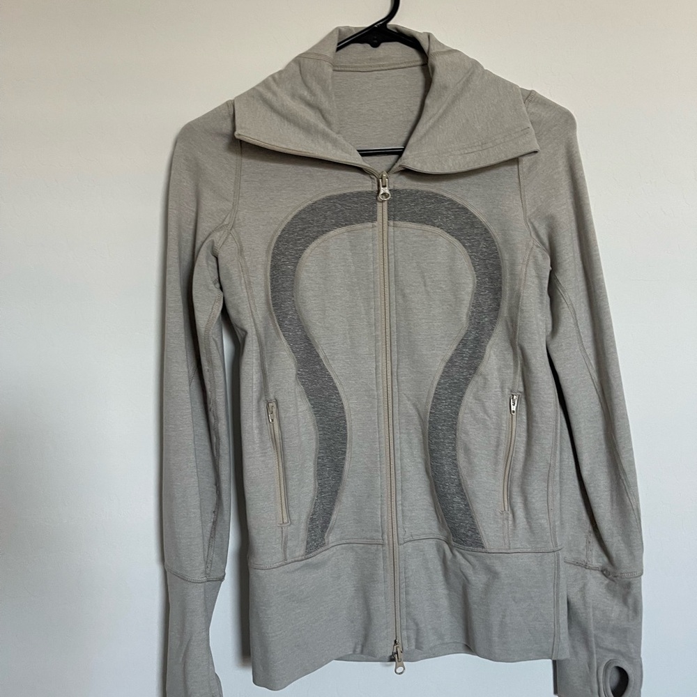 Lululemon In Stride Jacket Light Gray
